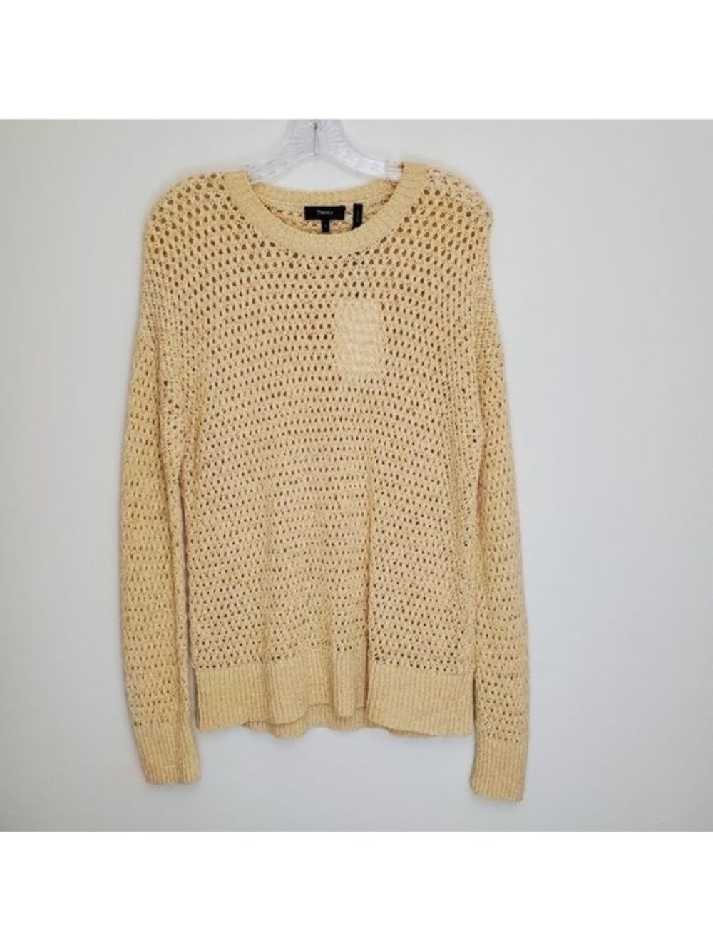 Theory Karenia sughero open knit sweater